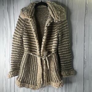 Women's Striped Knit Jacket